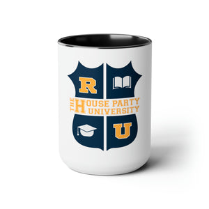 Open image in slideshow, House Party U Two-Tone Coffee Mugs, 15oz
