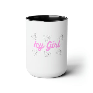Open image in slideshow, Icy Girl Two-Tone Coffee Mugs, 15oz
