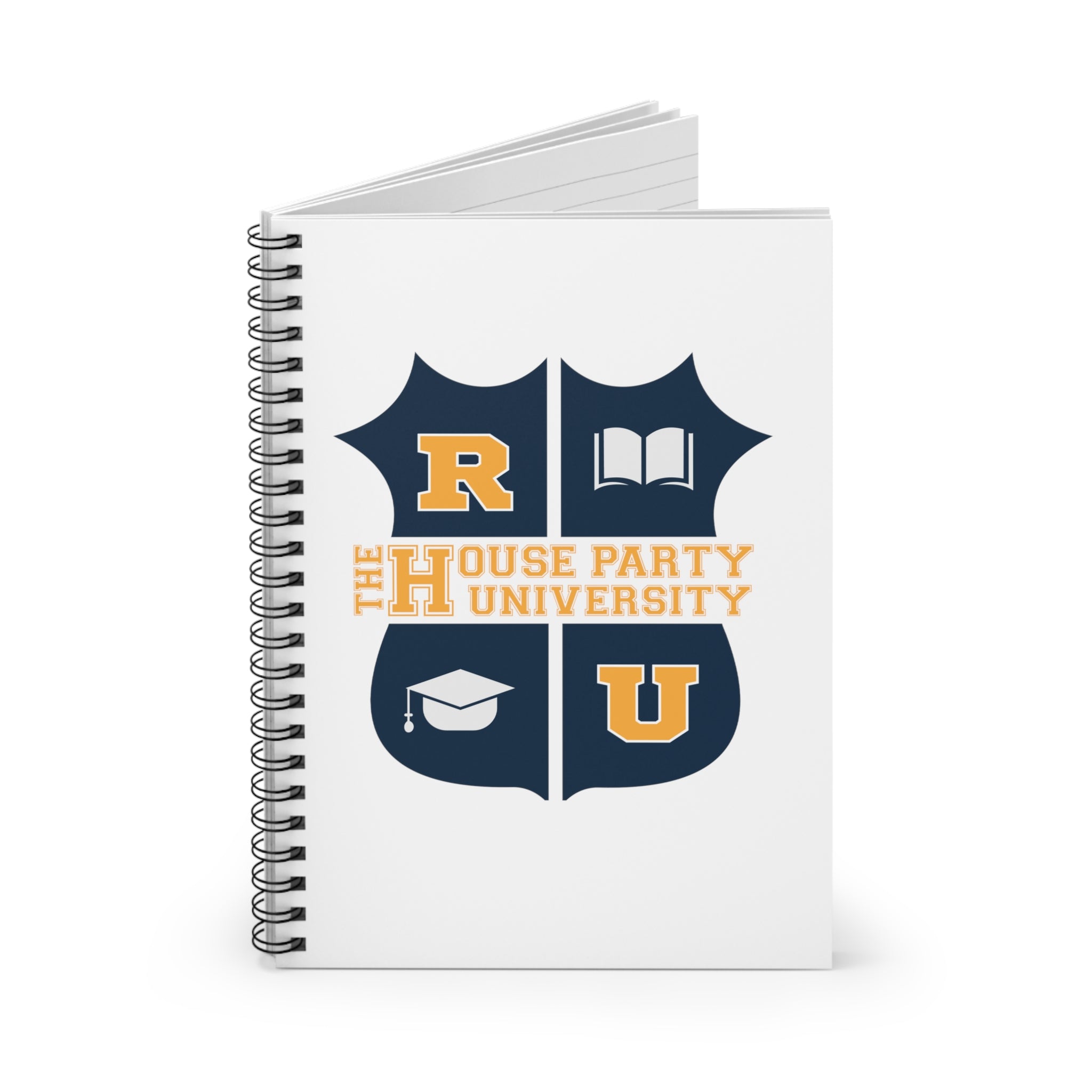 House Party U Spiral Notebook - Ruled Line