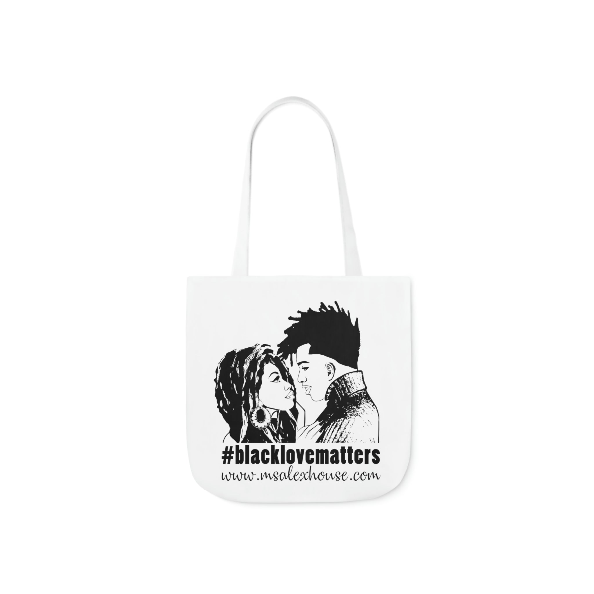 Black Love Matters Canvas Tote Bag