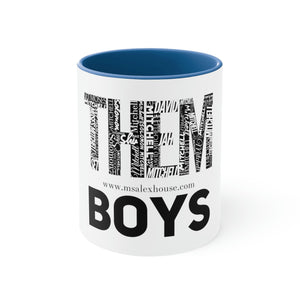 Open image in slideshow, Them Boys Accent Coffee Mug, 11oz

