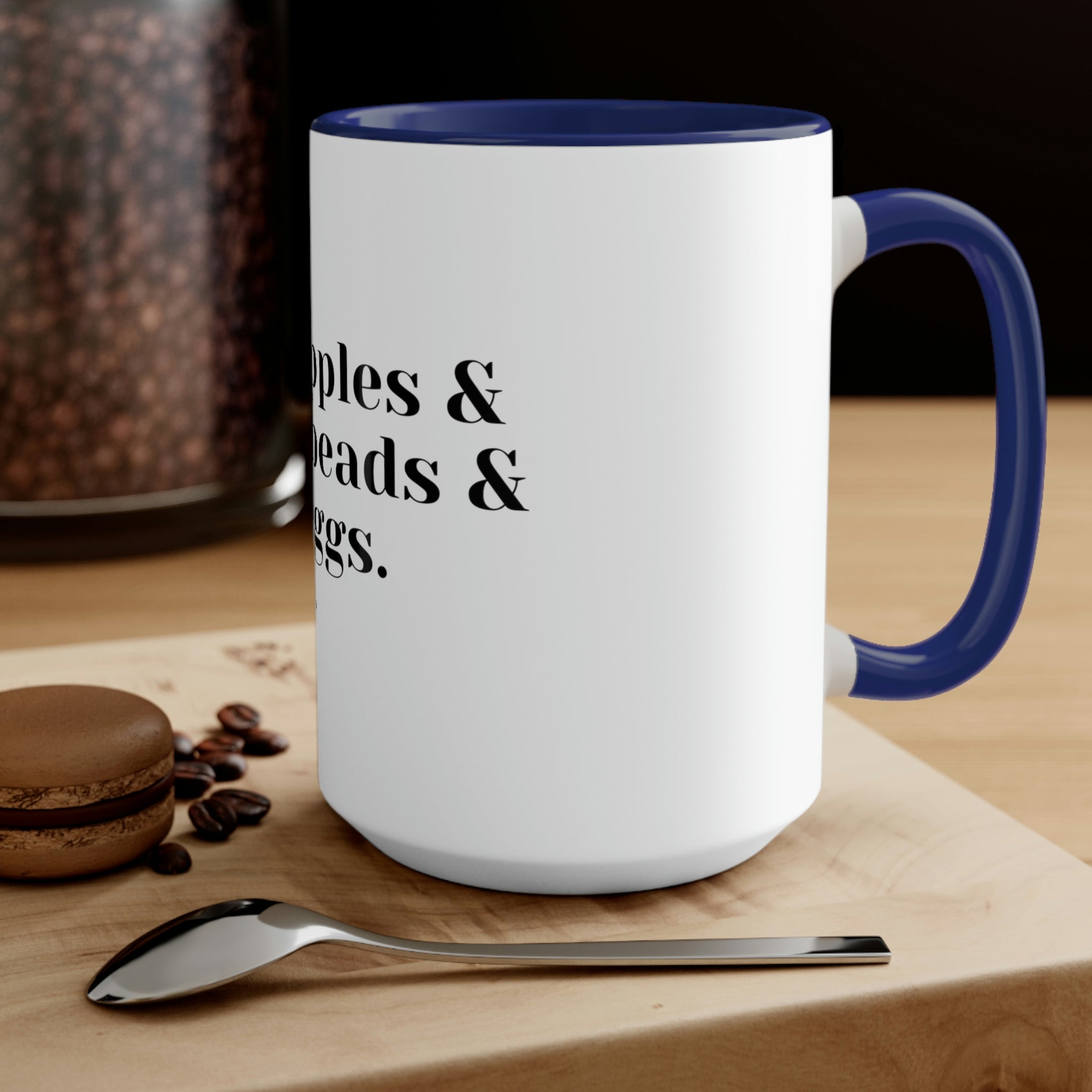 Swag Two-Tone Coffee Mugs, 15oz
