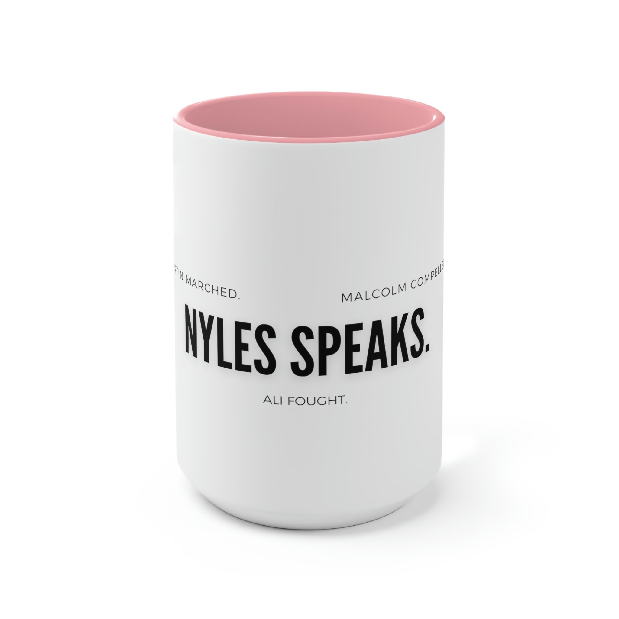 Nyles Speaks Coffee Mugs, 15oz