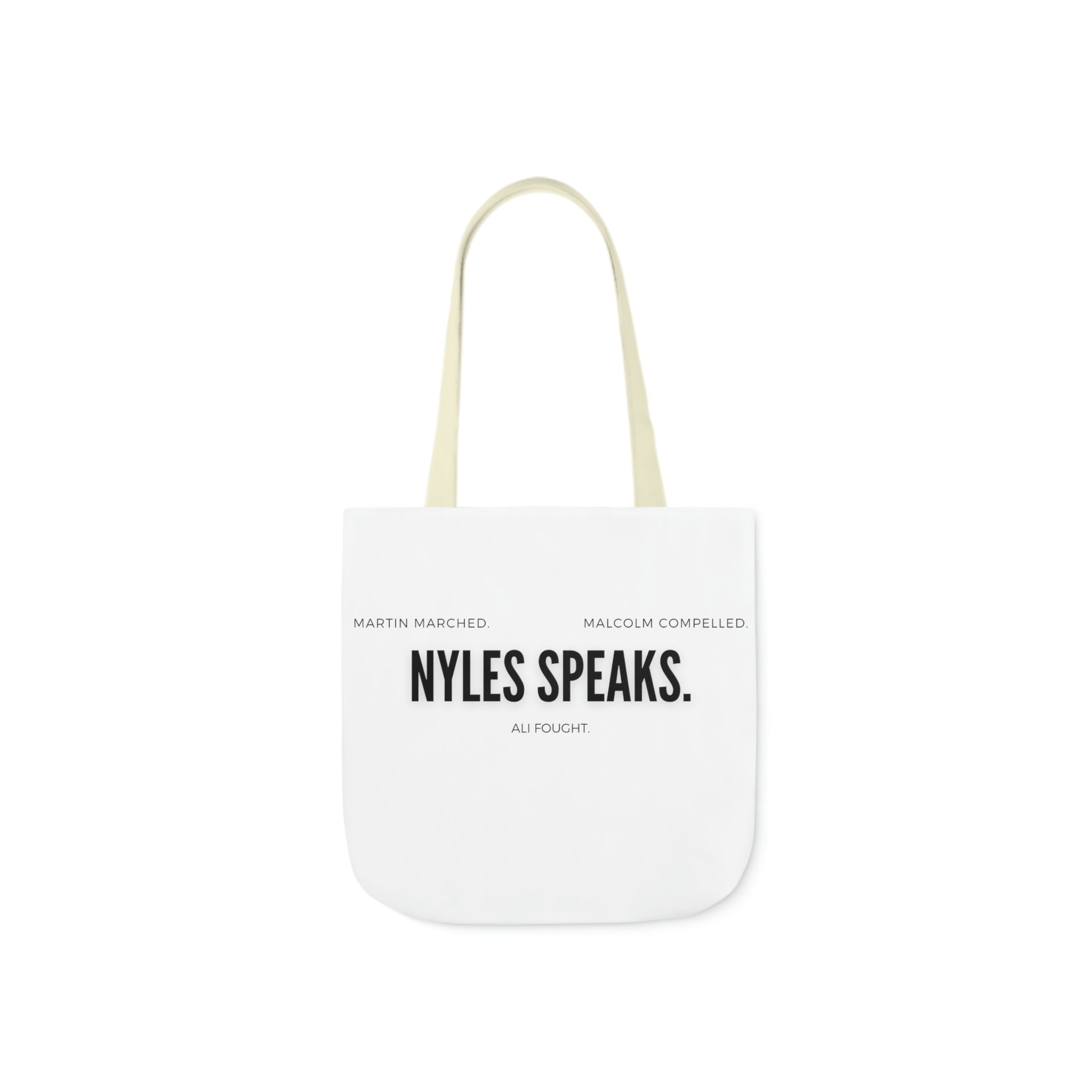 Nyles Speaks Canvas Tote Bag