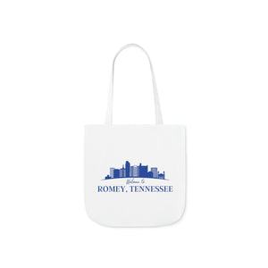 Open image in slideshow, Welcome to Romey Canvas Tote Bag
