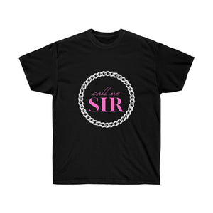 Open image in slideshow, Call Me Sir Unisex Ultra Cotton Tee
